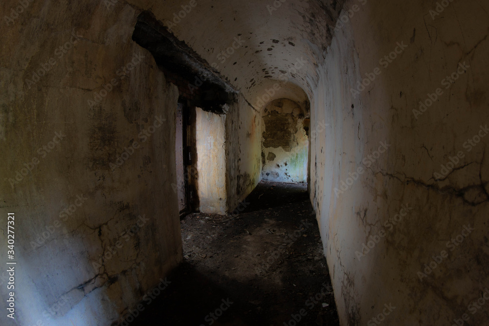 tunnels of an abandoned bomb shelter tunnels of an abandoned bomb shelter