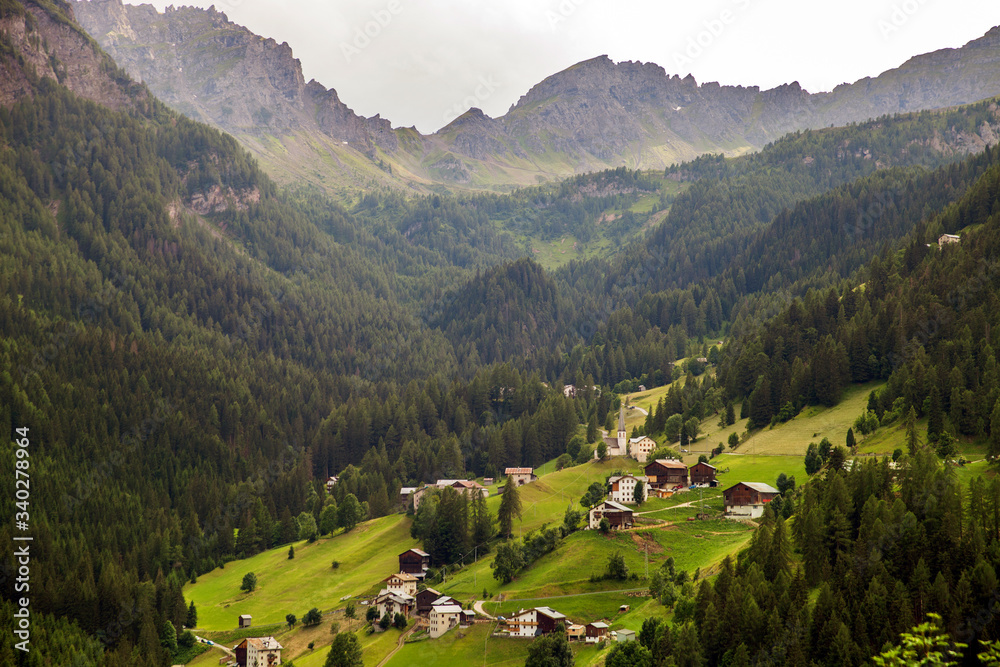 early autumn in the mountains, Dolomites