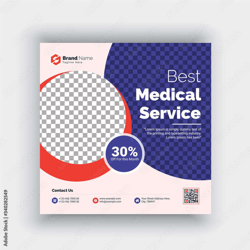 Modern promotion square web banner for social media mobile apps Modern promotion square web banner for social media mobile apps