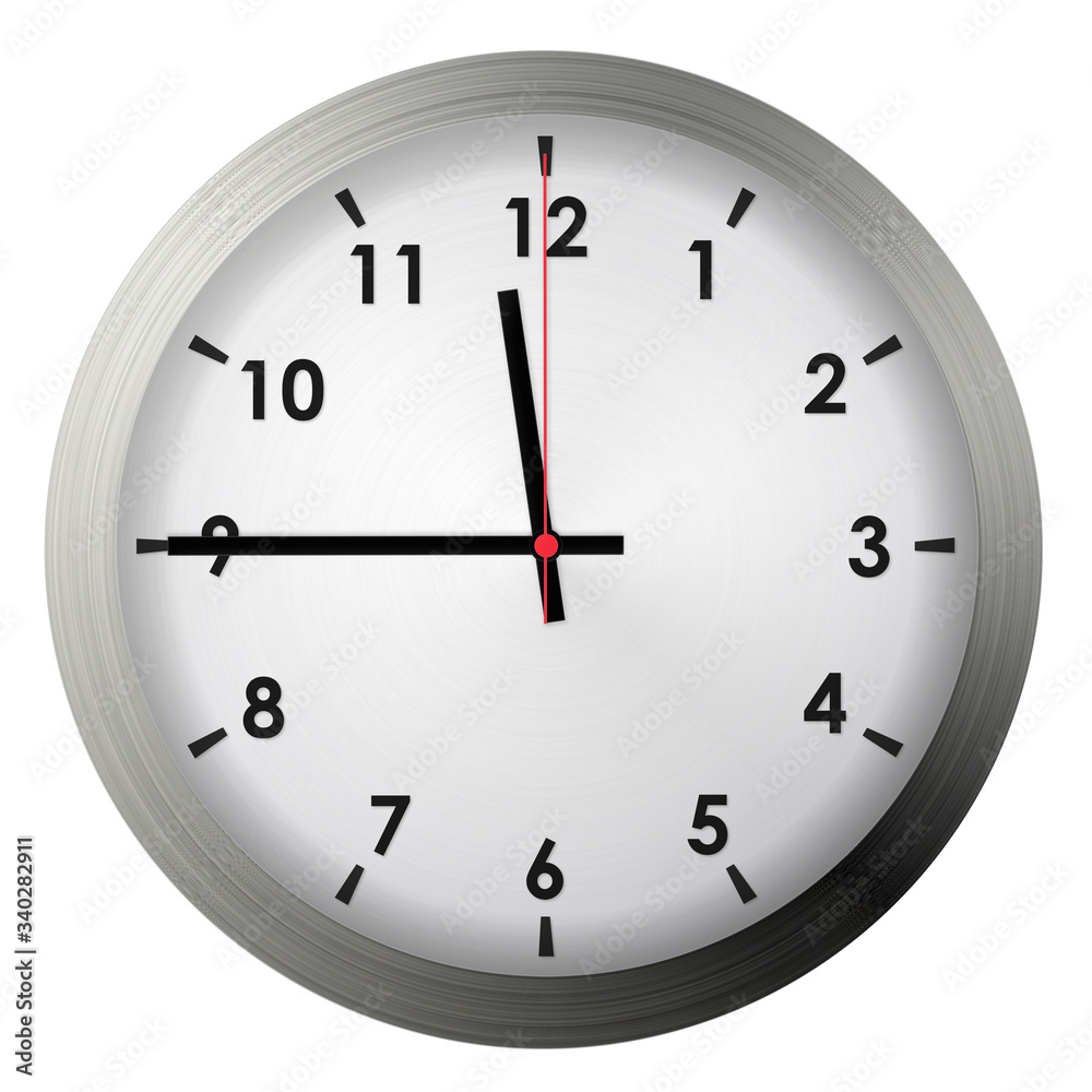 Analog metal wall clock Analog metal wall clock