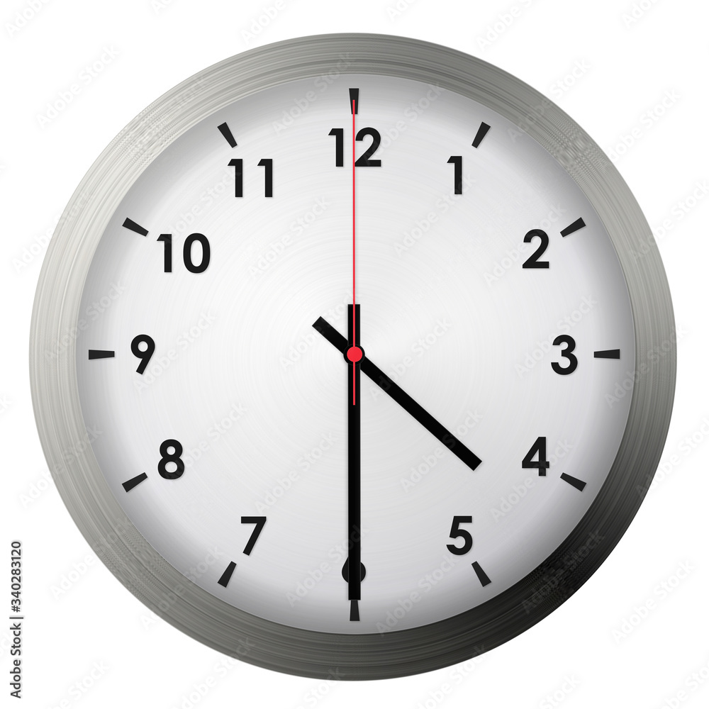 Analog metal wall clock Analog metal wall clock