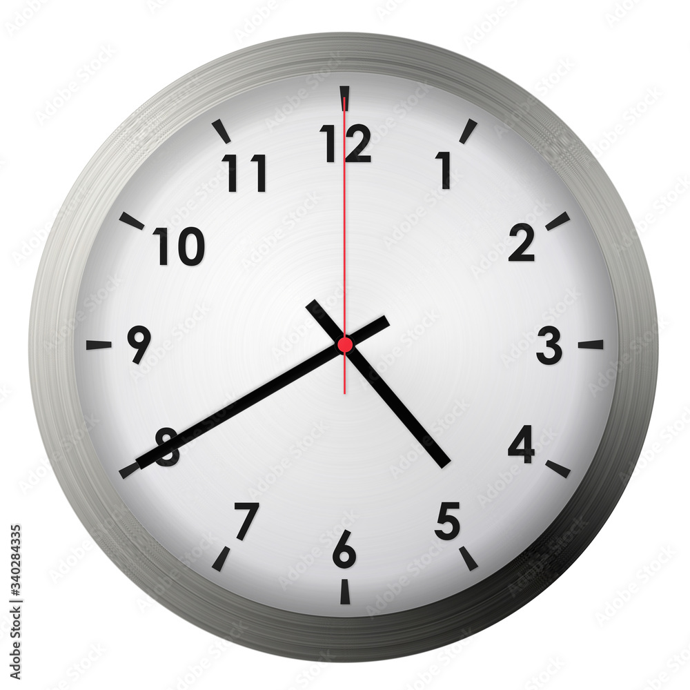 Analog metal wall clock Analog metal wall clock