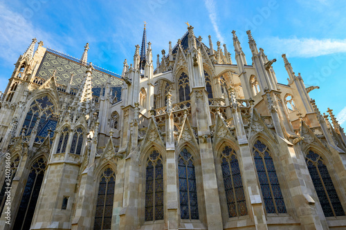 View on Votivkirche in Vienna, Austria photo