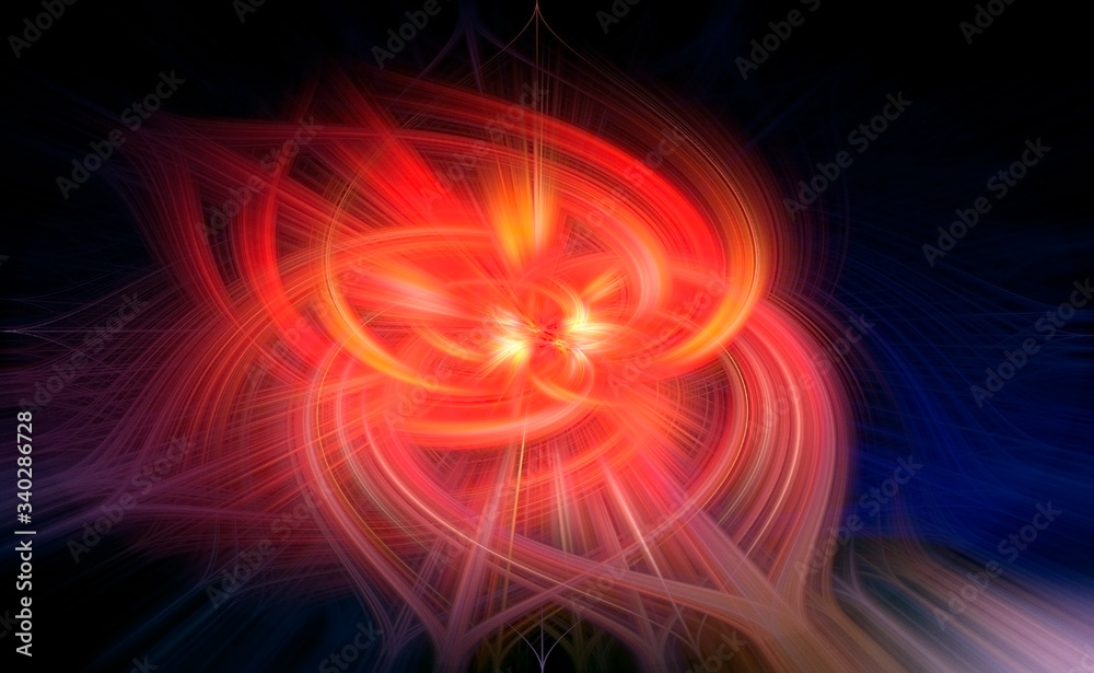 Abstract background from Abstract Twisted Light Fibers Effect Abstract background from Abstract Twisted Light Fibers Effect