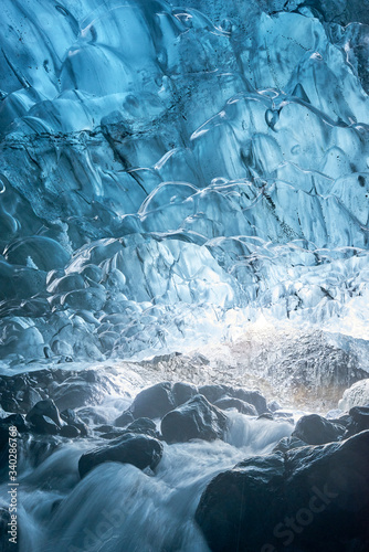 Iceland  Glacier caves 