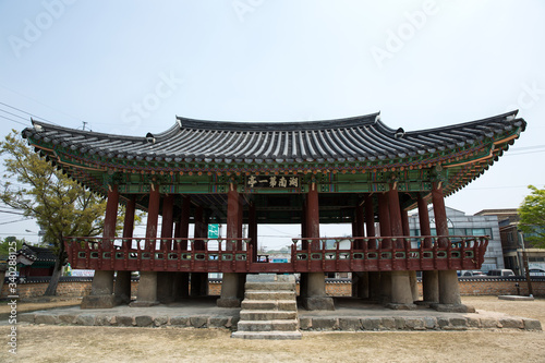 Pihyangjeong Pavilion in Jeongeup-si, South Korea. Traditional building of Joseon period. 