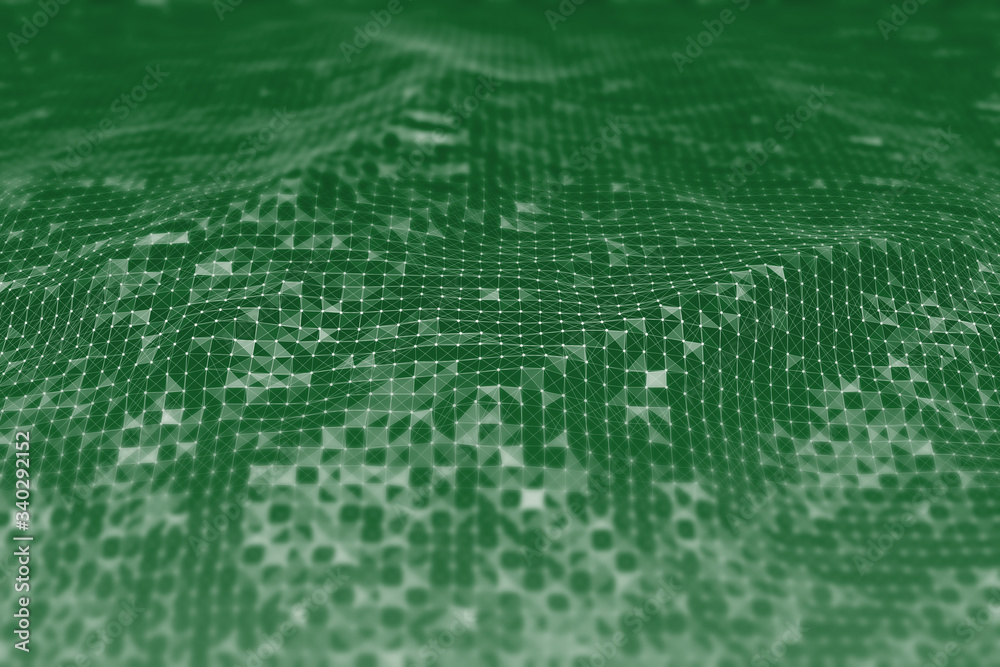 Science Backgound Low Poly Green Science Backgound Low Poly Green