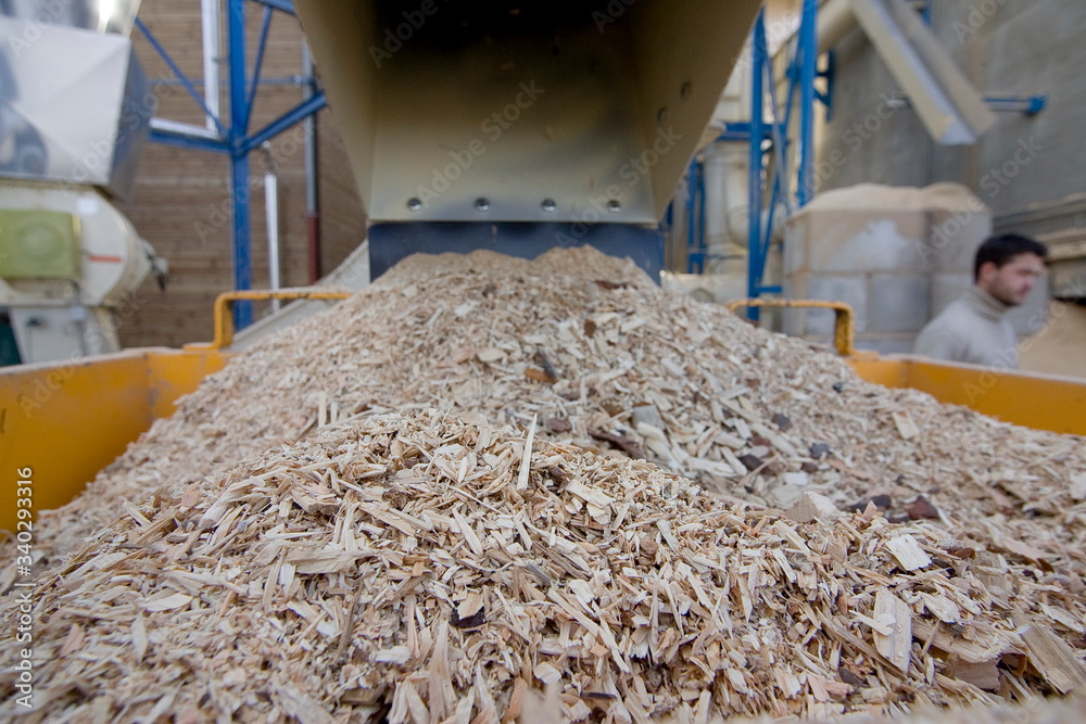 Foto de Usine pour la fabrication de granule pour les poeles a bois do — free download