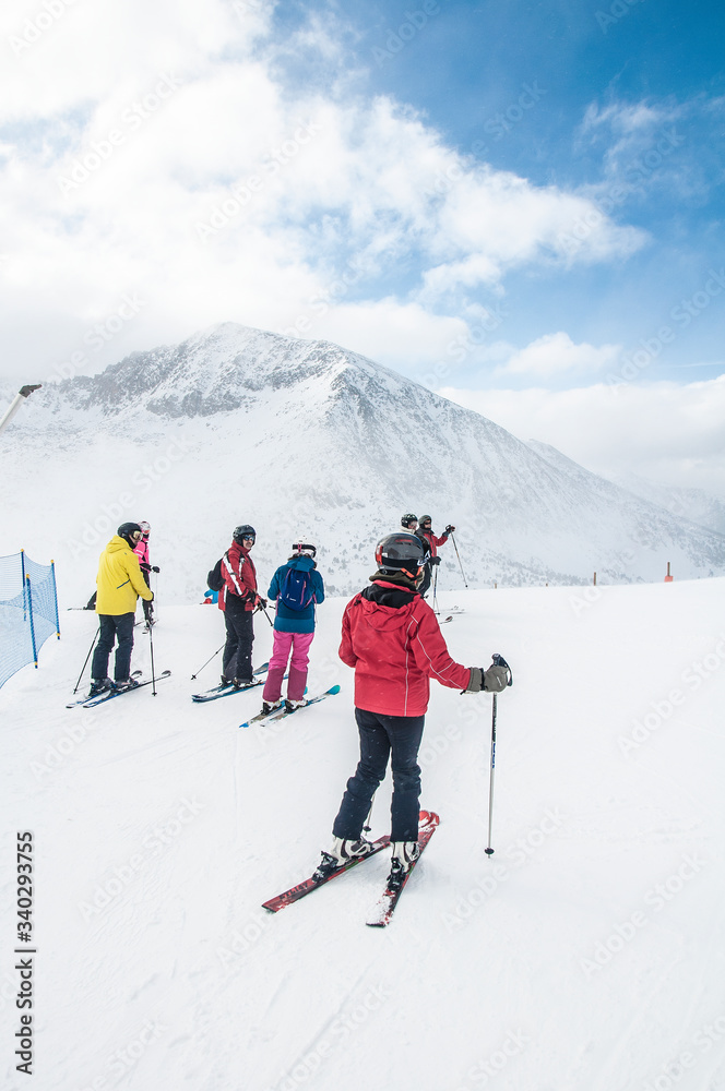 Andorra la vella  Grandvaliria Ski Winter