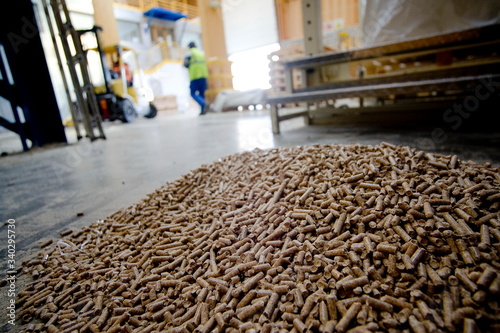 Usine pour la fabrication de granule pour les poeles a bois photo