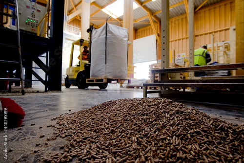 Fotografi Usine pour la fabrication de granule pour les poeles a bois