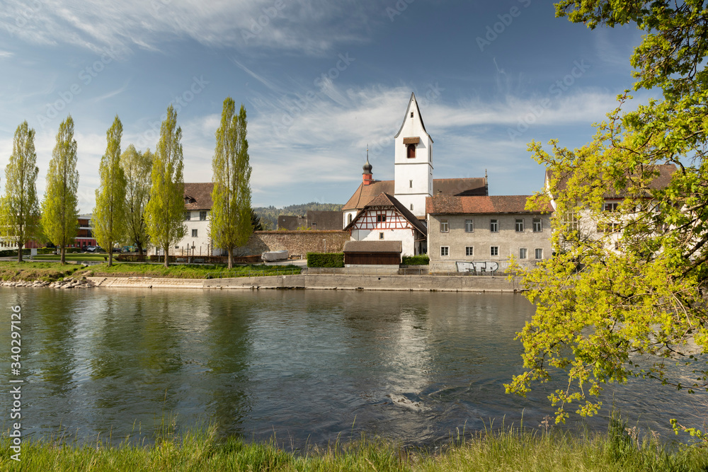 Fototapeta premium Mellingen - am Fluss