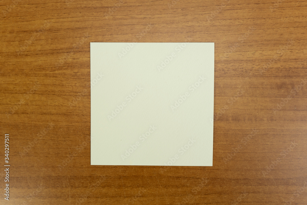 White empty paper square for mockup purposes White empty paper square for mockup purposes