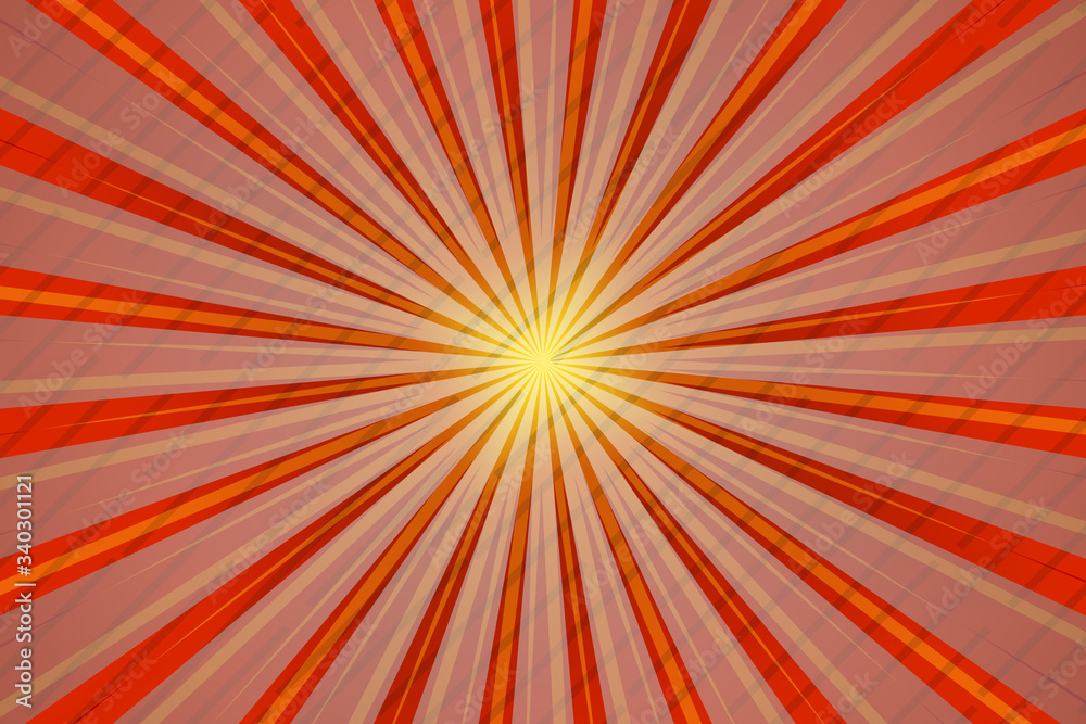 Fototapeta premium abstract, orange, wallpaper, yellow, illustration, design, light, wave, graphic, red, color, texture, art, waves, sun, pattern, summer, backgrounds, backdrop, bright, lines, colorful, artistic, curve