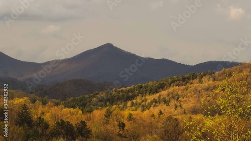 mountain landscape in autumn