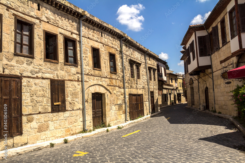 Tarsus, Mersin, TURKEY, traditional Turkish houses in Tarsus, Turkey