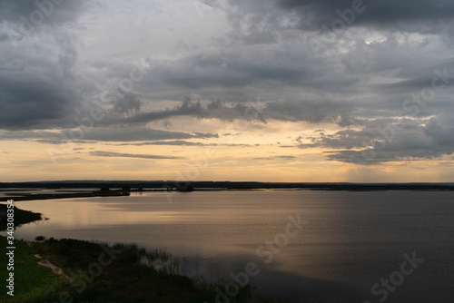 Fototapeta Naklejka Na Ścianę i Meble -  The view of Volga River