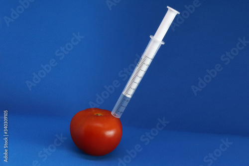 tomato injected by chemical