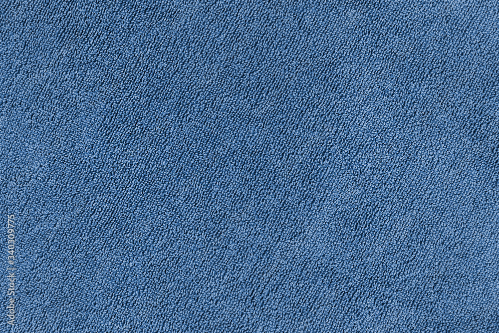 Blue seamless terry cloth texture background. Blue seamless terry cloth texture background.