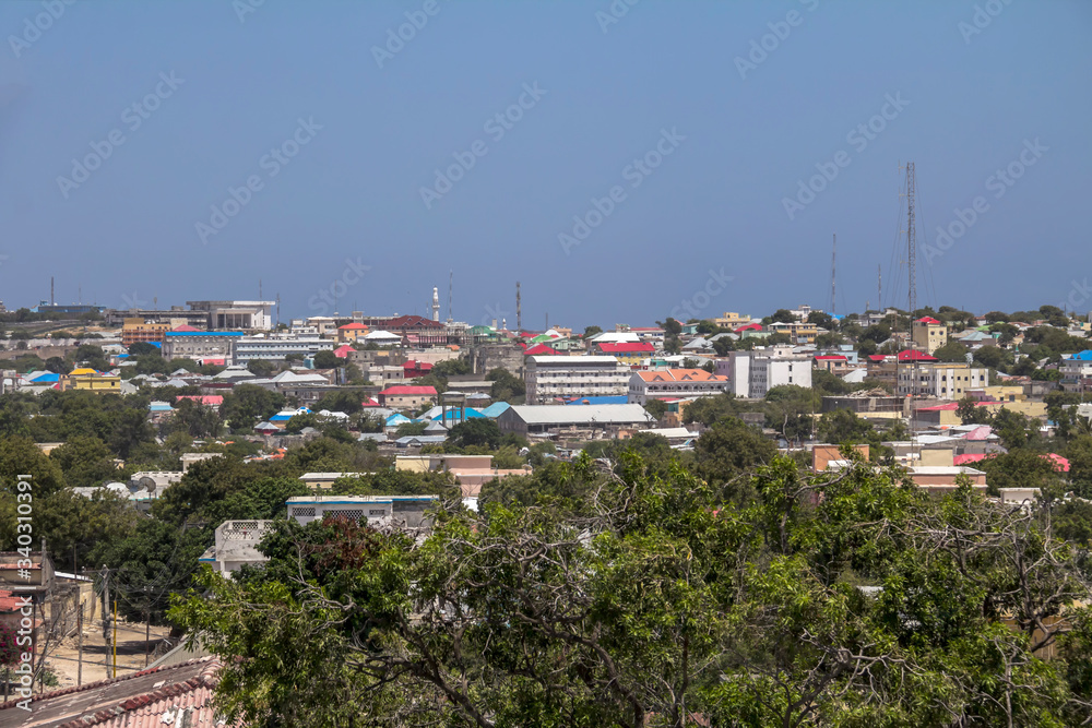 View of Mogadishu, Mogadishu is the capital city of Somalia	
