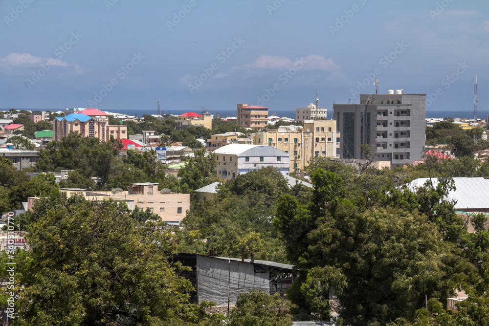 View of Mogadishu, Mogadishu is the capital city of Somalia	