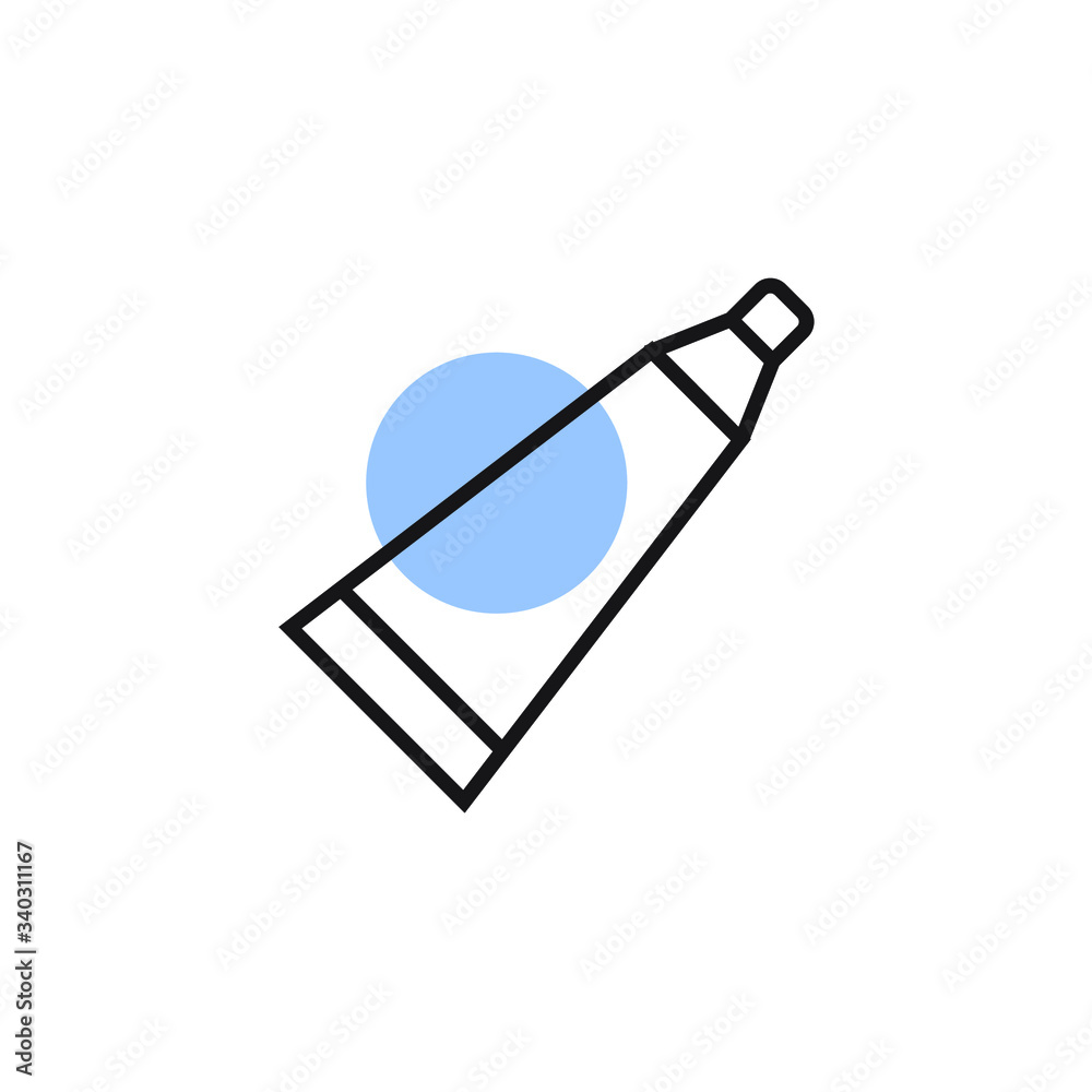 toothpaste icon vector modern design