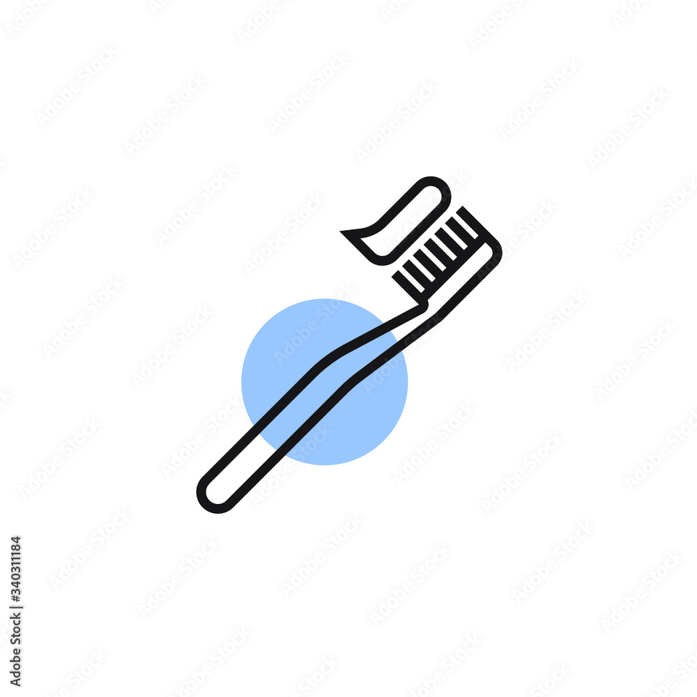 toothbrush icon vector modern design toothbrush icon vector modern design