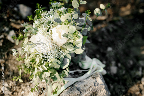 Wedding in the mountain range photo