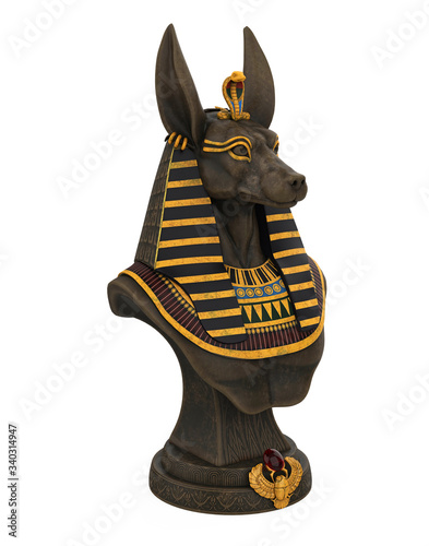Photos Egyptian Anubis Statue Isolated