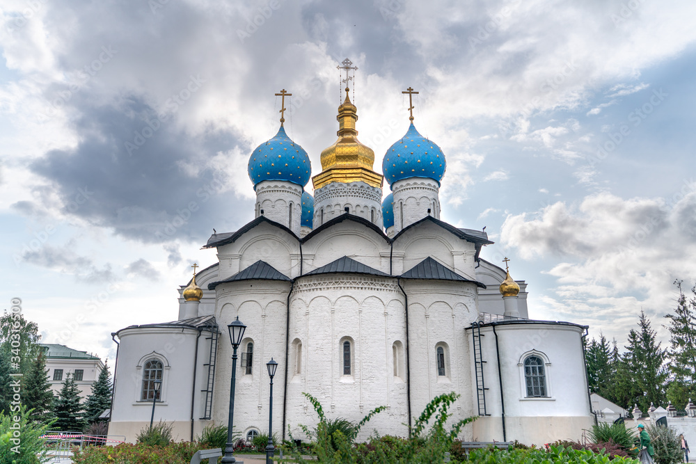 The old ancient Cathedral of the Annunciation in kazan kremlin