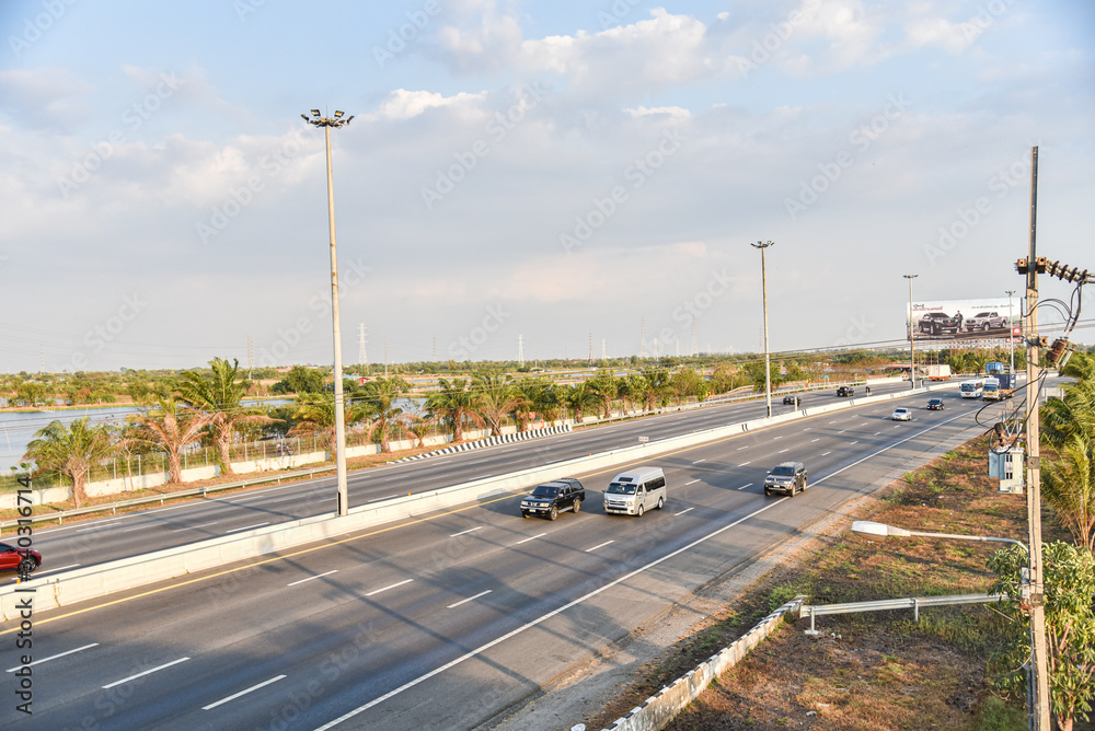 Fototapeta premium driving on the road