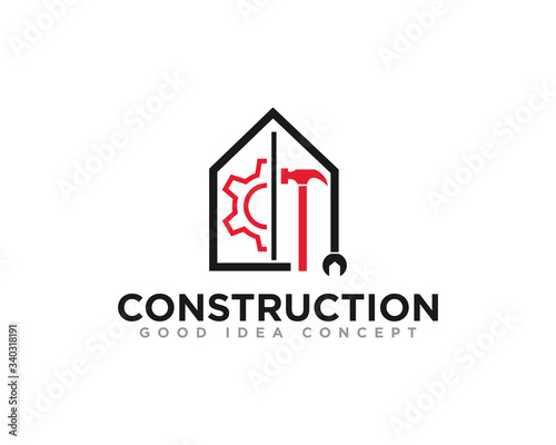 Construction Building Logo Icon Design Vector