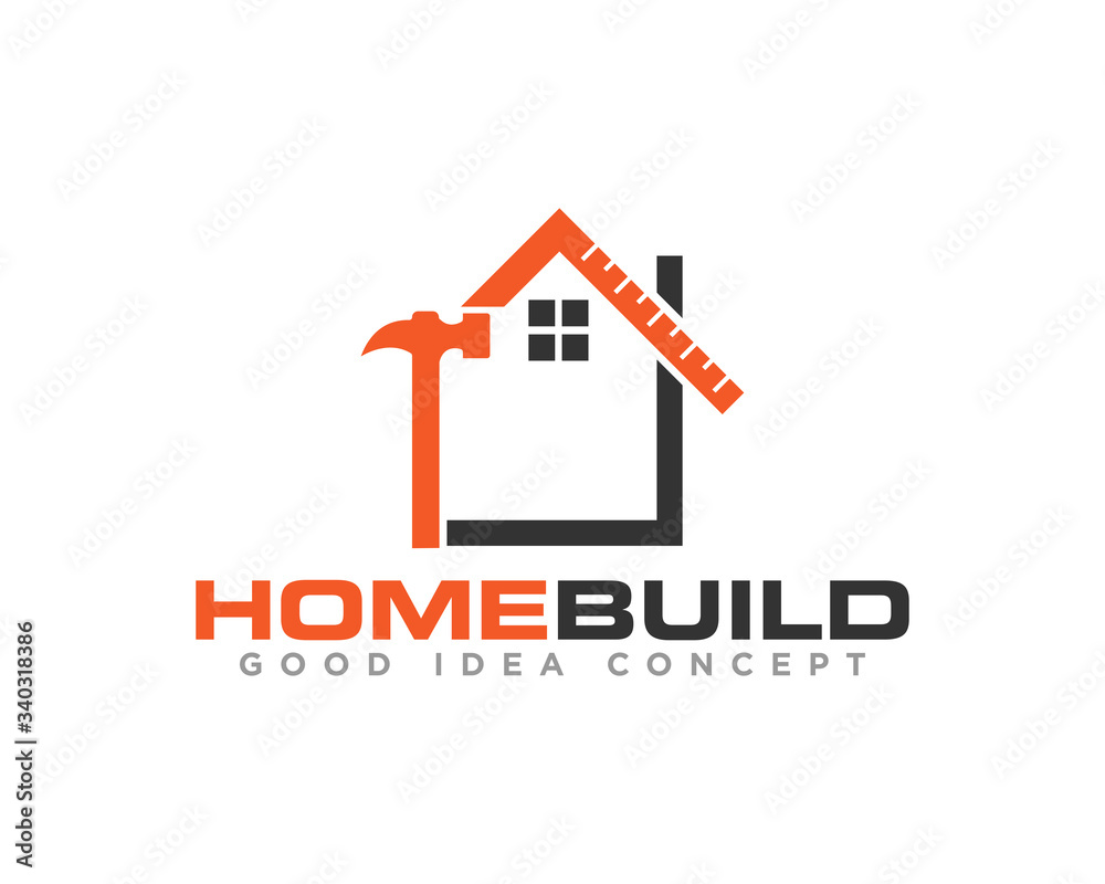 Fototapeta premium Construction Building Logo Icon Design Vector