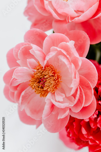 Bouquet de pivoines photo