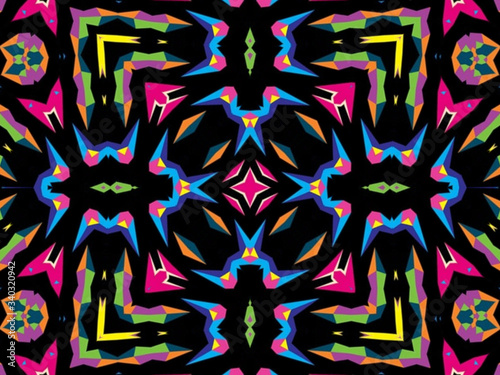Pattern Kaleidoscope Abstract Design