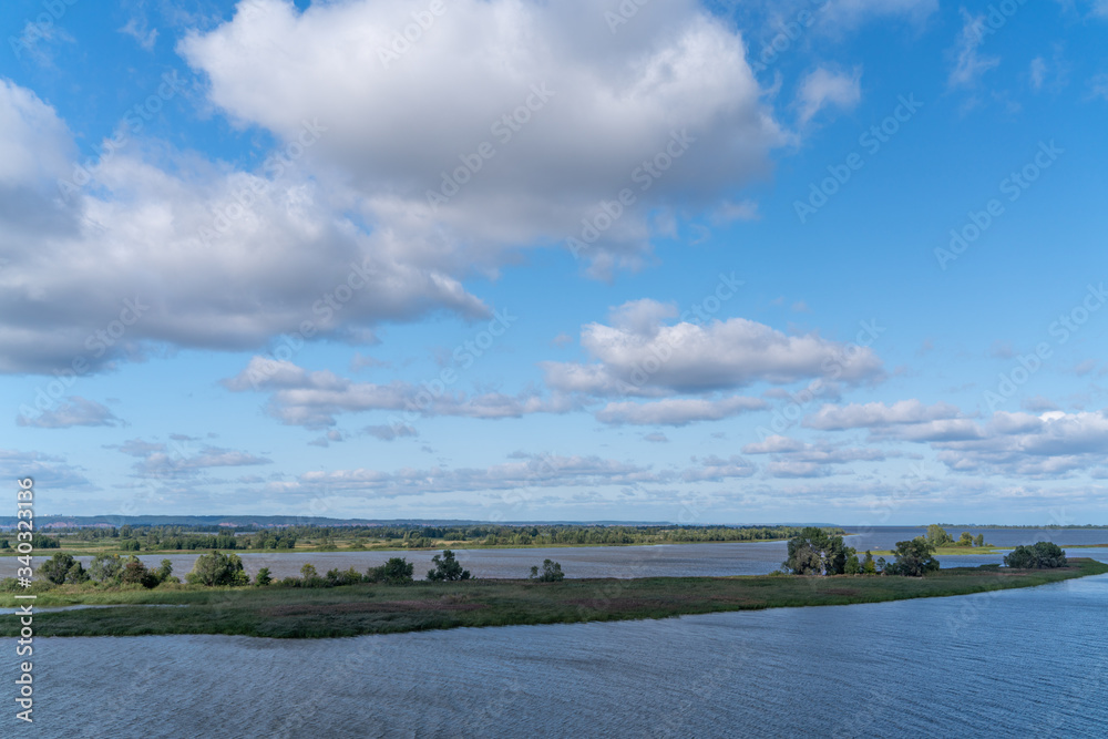 The view of Volga River