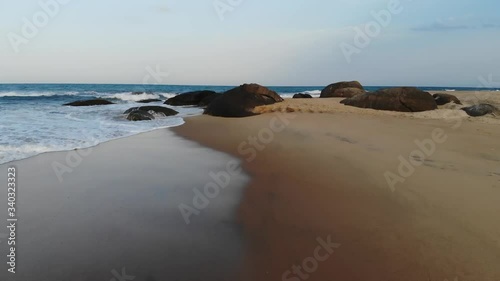 Alongside the beach in Komari photo