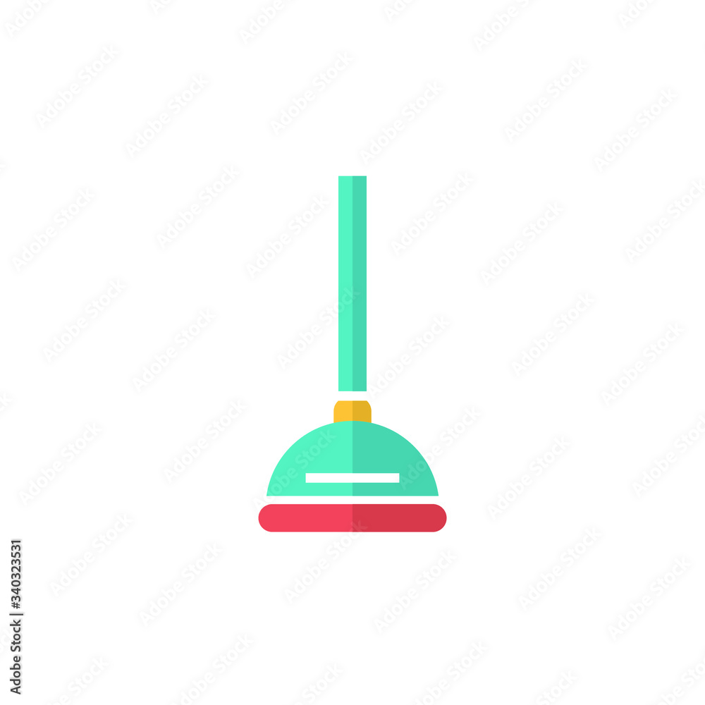 pluger icon vector flat design isolated on white background pluger icon vector flat design isolated on white background