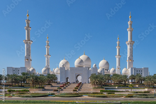 The Sheikh Zayed Mosque in Abu Dhabi