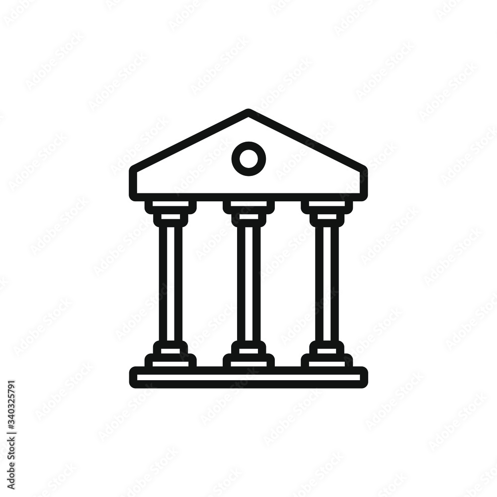bank icon,building of a bank icon for websites and apps,money icon on white background. Flat line vector illustration bank icon,building of a bank icon for websites and apps,money icon on white background. Flat line vector illustration