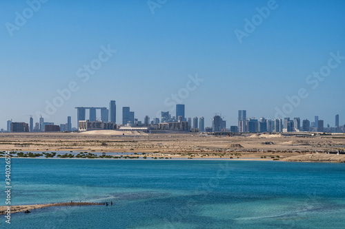 impressive Abu Dhabi skyline