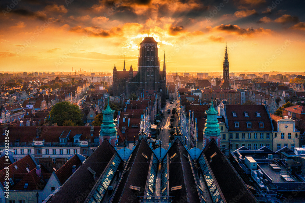 Gdańsk z lotu ptaka