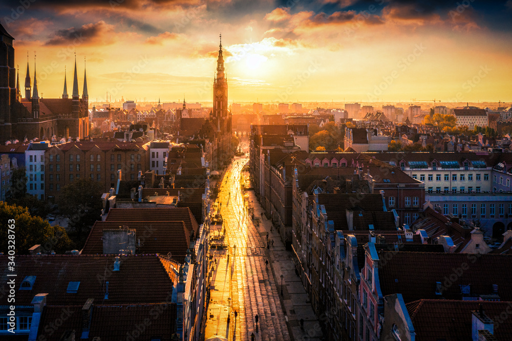 Gdańsk z lotu ptaka