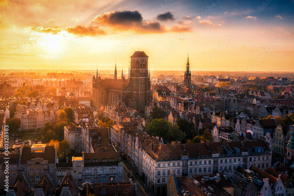 Gdańsk z lotu ptaka