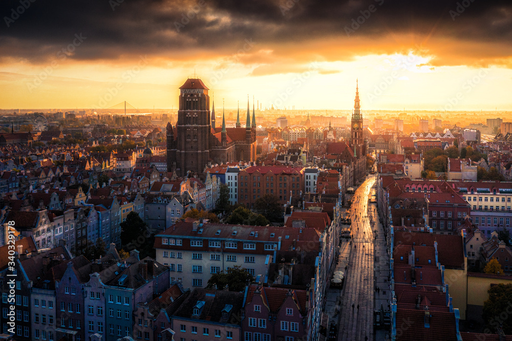 Gdańsk z lotu ptaka