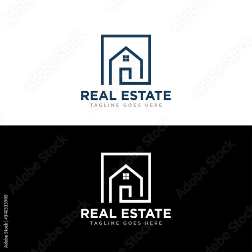 Real Estate Logo Design Vector