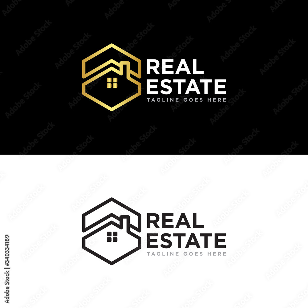 Real Estate Logo Design Vector Real Estate Logo Design Vector