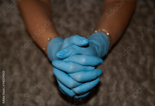 Covid 19 protective gloves