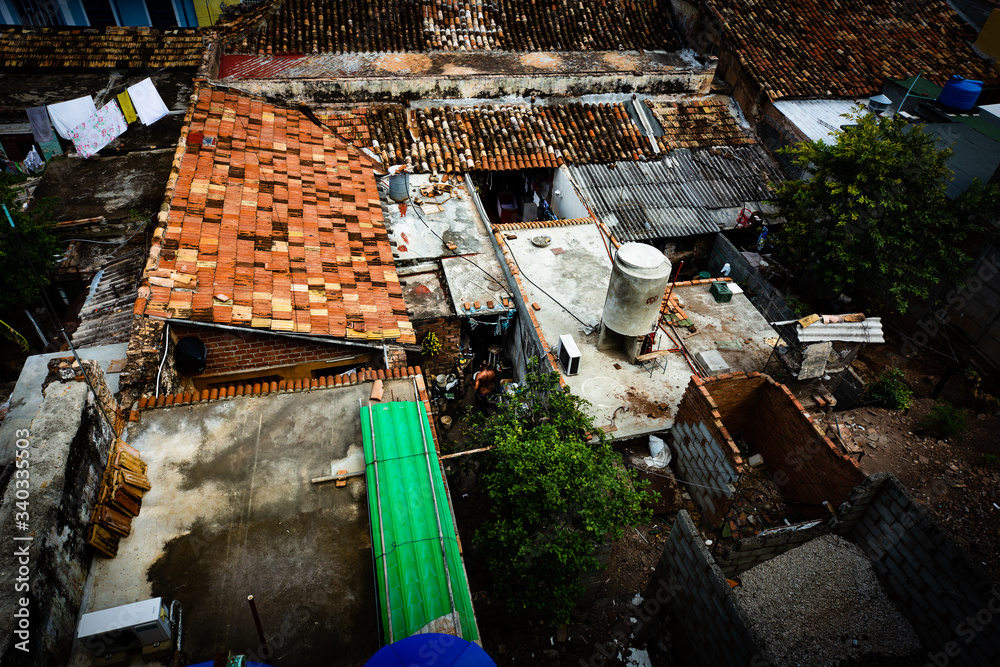 Obraz premium Back yard view, Trinidad, Cuba