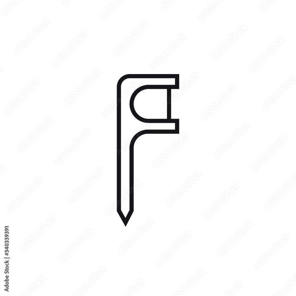 dental floss icon vector outline style design isolated on white background dental floss icon vector outline style design isolated on white background